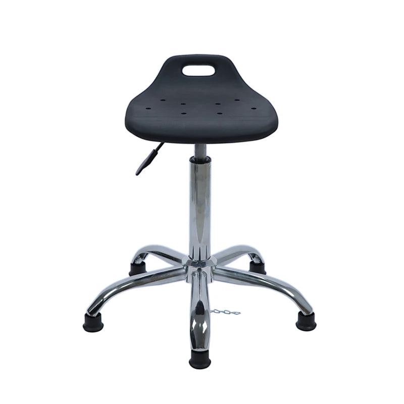 Höhenverstellbarer Dreh-Barhocker aus Eco-Leder – Antistatischer 360° Swivel Stuhl mit rutschfester Basis im modernen Design