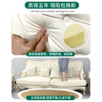 Amerikanisches Light-Luxury Ledersofa – Moderne französische Wohnlandschaft aus echtem Leder, europäisches Ecksofa für stilvolle Wohnzimmer