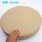 Rundes Sitzkissen aus Kunstleder Ø35 cm – Wasserdichtes, dick gepolstertes Stuhlkissen für Büro, Zuhause & Fahrzeug