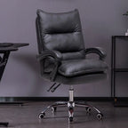 Ergonomischer Gaming Chair aus Leder – Bequemer Sofa-Gamingstuhl mit hoher Rückenlehne, Drehfunktion & Armlehnen für Schlafzimmer, Büro & Gaming Setup