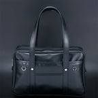 Studenten-Handtasche aus wasserdichtem PU-Leder – Einzelschulter-Tasche für Männer &amp; Frauen, Ideal für Dokumente und Pendler