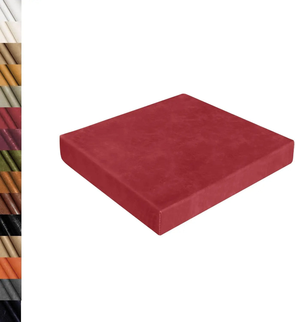 Wasserfestes Wax-Leder Sitzkissen nach Maß – Komfortables Bankkissen für Garten, Terrasse & Schaukel