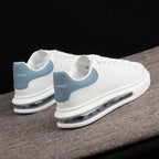 HUISONG Herren Sneakers – Designer Casual Schuhe aus Leder, Plattform-Sneaker, modisch & komfortabel für Alltag und Walking