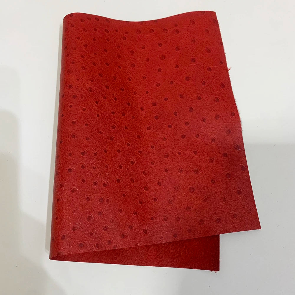 Geprägtes Echtleder Rindsleder Top Layer – Chromgegerbtes Leder 1,0–1,5 mm im A4-Format für DIY Taschen & Accessoires