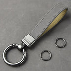 Luxuriöser Schlüsselanhänger aus echtem Leder – Hochwertiger Leder Keychain für Auto & Alltag, edles Business-Geschenk für Damen & Herren