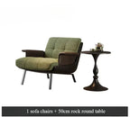 Fauteuil de designer ergonomique au style de luxe italien – Fauteuil élégant et minimaliste avec accoudoirs pour meubles de maison modernes 