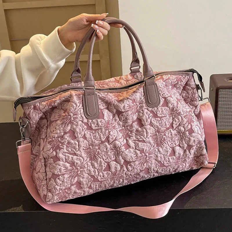 Furukroa Unisex Fitness- & Reisetasche – Minimalistische wasserfeste Nylon-Handtasche mit großem Fassungsvermögen für Damen und Herren