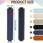 Elastischer Leder Stiftehalter Clip – Robusto Leder Pen-Halterung mit Gummiband para notizbücher, tabletas y portátiles