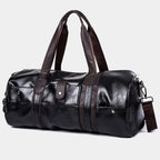 Scione PU-Leder Sport- & Gym Bag für Herren – Fitness-, Yoga- und Reisetasche mit Schulter- und Crossbody-Trageoption