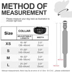 Totenkopf Spikes Leder Hundehalsband – Nieten & Stacheln, verstellbar, Anti-Biss Halsband für mittelgroße & große Hunde