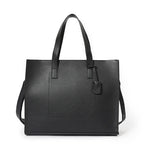 Vintage PU-Leder Handtasche für Herren – Top-Handle Tote & Crossbody Bag, Laptop-Handbag Unisex