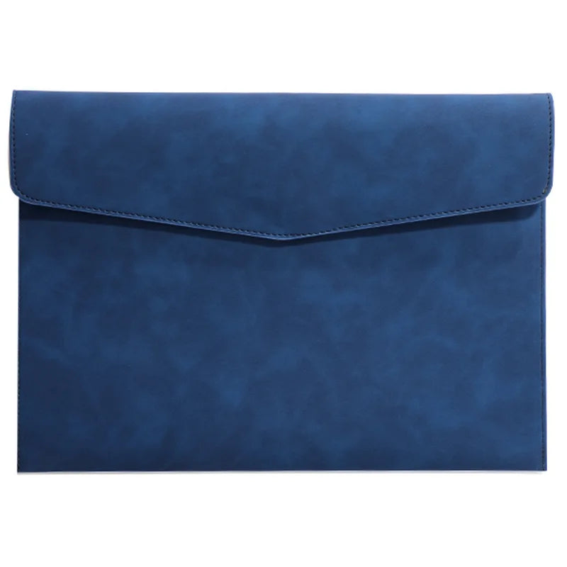 A4 Leder Dokumentenmappe mit großer Kapazität – Elegante carpeta de archivos y mapas de negocios para oficinas, oficinas y espacios abiertos 