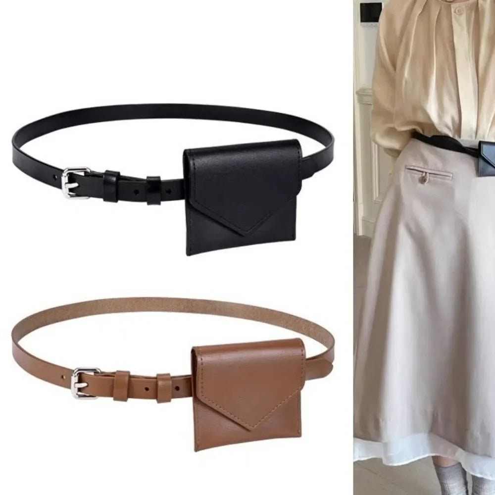 Damen Leder Gürteltasche – Crossbody, Fanny Pack & Mini Handtasche für Abend und Alltag, Abnehmbar