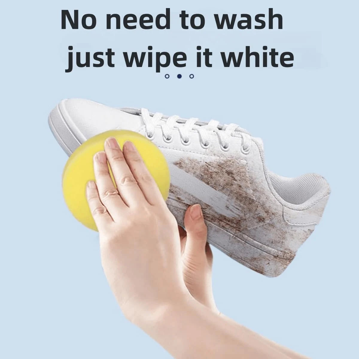 Multifunktionaler Weißer Schuhreiniger – Whitening & Fleckenentferner für Leder, wasserlose Reinigung