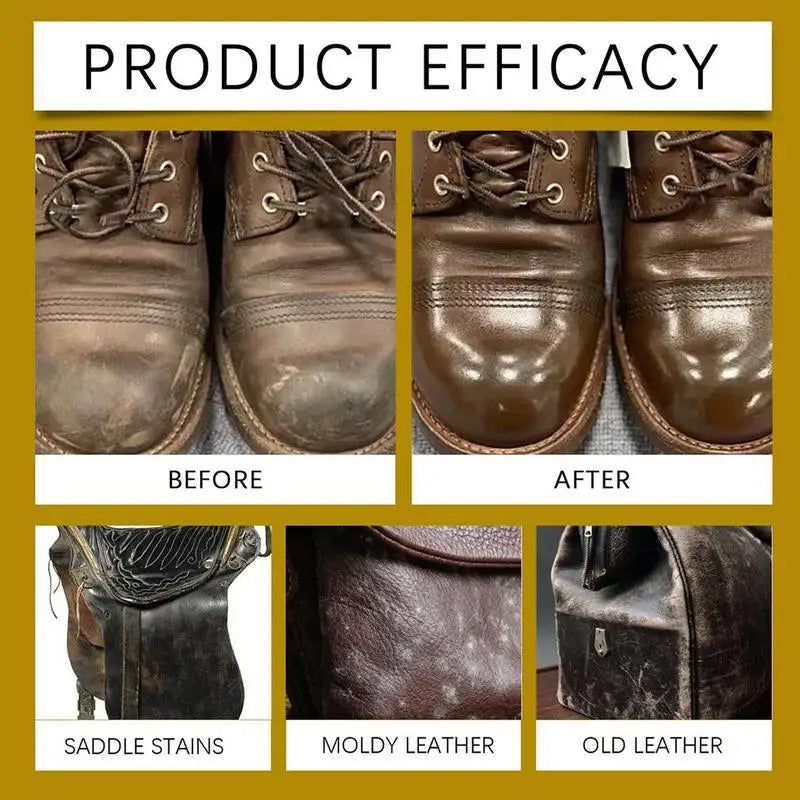 Leder Schuhreiniger &amp; Pflegecreme 100 g – Kratzer Reparatur, Imprägnierwachs &amp; Schutzpflege für Schuhe, Taschen &amp; Möbel 