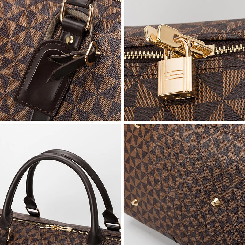 GOYN Vintage Große Reisetasche – Unisex Travel Duffle & Tote Bag mit viel Stauraum, Carry-on Weekender für Flugzeug, Gym & Arbeit