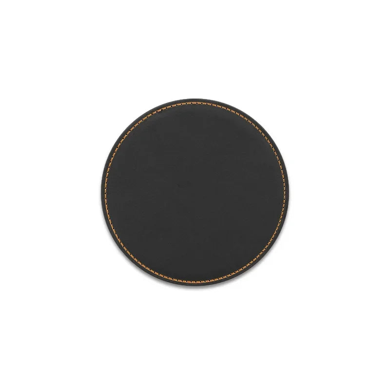 Moderne Untersetzer aus Kunstleder – Stilvolle Getränkeunterlagen für Kaffee, Tee & Wasser | Dekorative Tischsets im Leder-Look