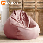 OTAUTAU Puf Sofá aus Kunstleder – Gefüllter Sitzsack 70 cm para mujeres modernas