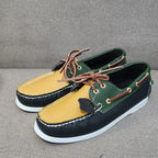 Herren Echtleder Loafer & Mokassins – Handgefertigte Driving Shoes aus Rindsleder, Klassische Bootsschuhe für Freizeit & Alltag