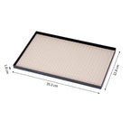 Moderne Leder-Metall Ablageschale im Light-Luxury Stil – Elegantes Schmuck- &amp; Schlüsseltray für Flur, Wohnzimmer &amp; Büro 