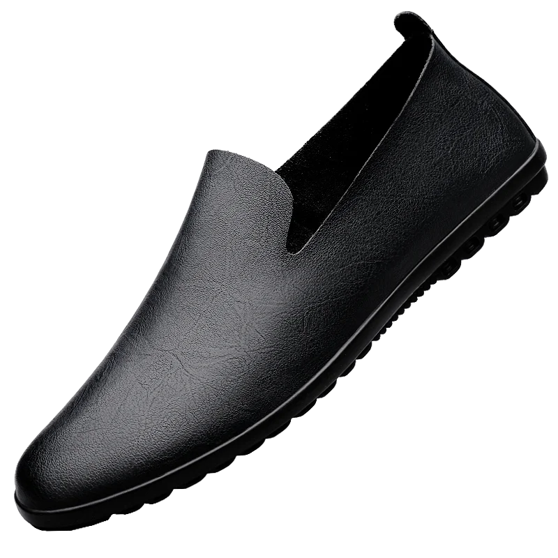 Herren Loafer aus echtem Leder – Atmungsaktive Slip-On Mokassins im italienischen Stil, Sommer Schuhe bis Übergröße 50/51