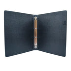 Carpeta de cuero A4 PU con 4 anillos (30 mm) – Gepolsterter, Schwerer &amp; Langlebiger Premium Binder