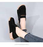 TIMETANG Damen Loafers Flats – Handgefertigte Mokassins aus echtem Leder, Slip-On, runde Zehen, Plattform Schuhe für Frühling &amp; Herbst