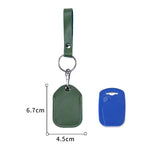 Personalisierbare Lederhülle für StarLine S96 & PIK Intercom – Premium Schutzcover aus Rindsleder für Alarm- & IC-Tags mit Schlüsselanhänger