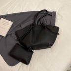 Sacs à bandoulière design pour femmes en cuir PU – Sac fourre-tout 2 en 1 avec plus grande capacité, léger et élégant (2025) 