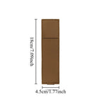 Étui à stylos en cuir PU avec bande élastique – Étui à stylos Schlankes pour journaux, écoles, bureaux et réunions 