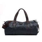 RUIMOM Vintage Sporttasche aus Lederoptik – Große Fitness- &amp; Reisetasche als Schulter- und Messenger Bag para mujeres y hombres