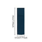 Étui à stylos en cuir PU avec bande élastique – Étui à stylos Schlankes pour journaux, écoles, bureaux et réunions 