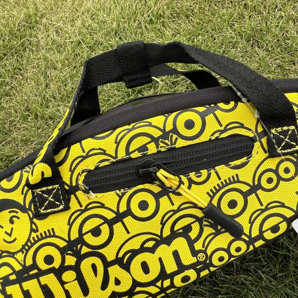 Wilson Mini Tennis Tasche aus PU-Leder – Kleine Handtasche für Bälle & Zubehör, Roland Garros Edition