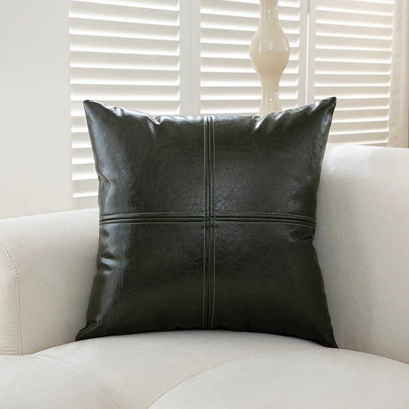 Wasserfestes PU-Leder Rückenlehnenkissen – Großes Kopfteil- & Wandpolster für Bett, Tatami & Schlafzimmer, kratzfest & stoßdämpfend