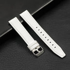 Brazalete de cuero vintage de 20 mm y 22 mm para Samsung Galaxy Watch 4–7 y Xiaomi Redmi Watch – Brazalete clásico para reloj inteligente con diseño dorado 