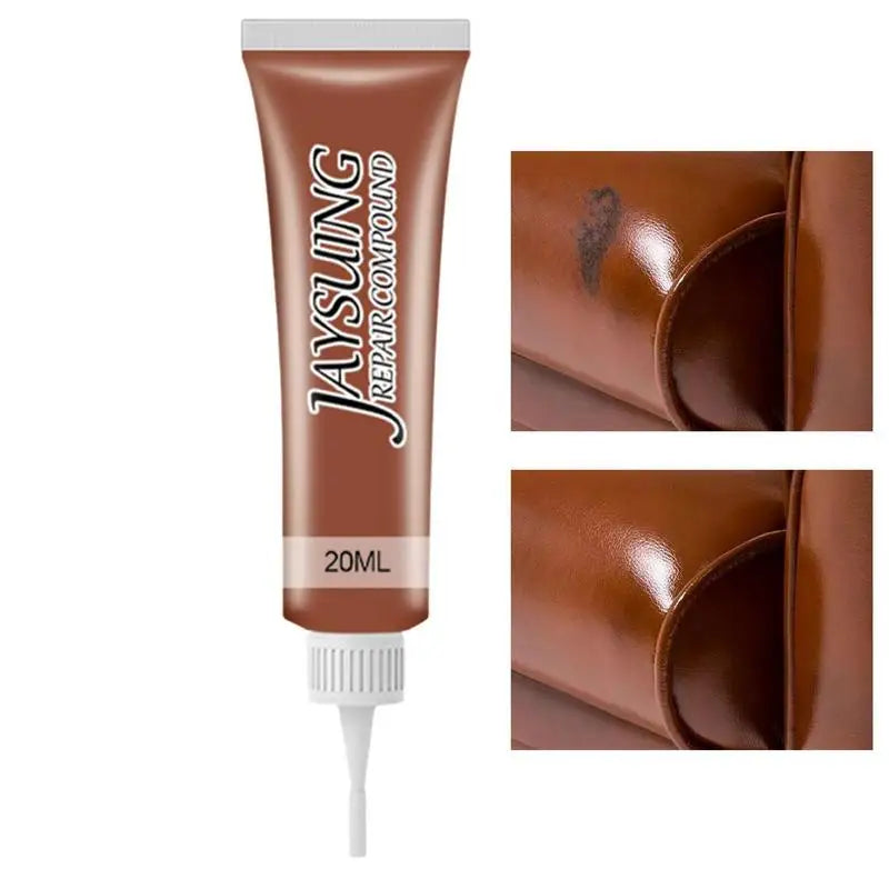 Leder Reparatur Gel 20 ml – Flüssigleder zur Reparatur von Kratzern & Rissen an Autositzen, Sofas und Lederaccessoires