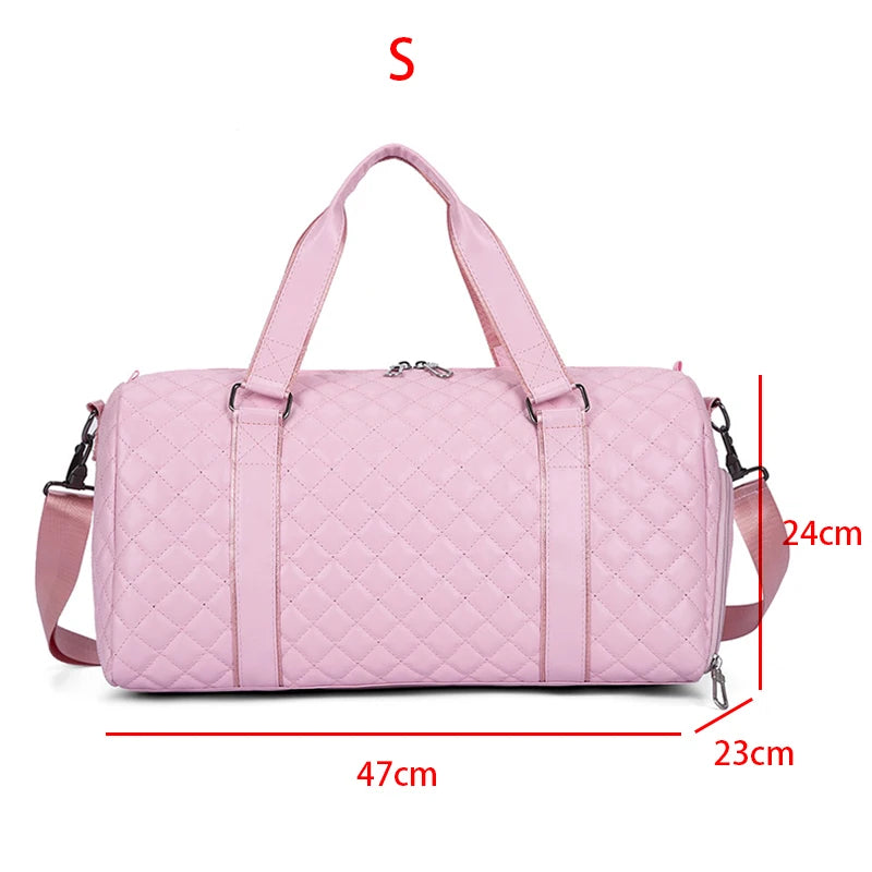 Duffle Tote Gym Fitness Tasche aus PU-Leder – Vielseitige Sport- & Reisetasche als Schulter-, Hand- und Crossbody Bag für Damen & Herren