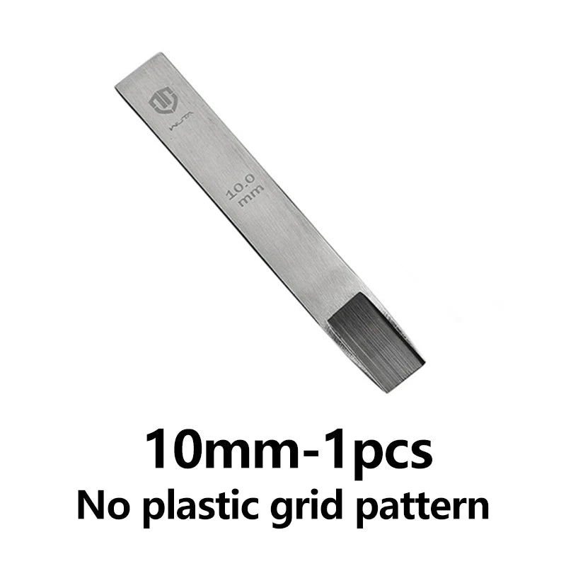 WUTA Original Webmuster Lederlochstanzer – Präziser Weaving Slot Hole Punch aus HSS für Gürtel & feine Lederarbeiten (7–10 mm)