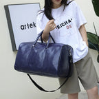 OLN Unisex PU-Leder Gym Bag – Wasserdichte Fitness-, Reise- & Duffle-Tasche für Sport, Schwimmen und Outdoor