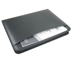 Carte de conférence en cuir multifonction A4, modèle 433 – Grande entreprise et documents de voyage pour les espaces verts et les sous-sols 