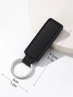 Handgefertigter Leder Schlüsselanhänger – Retro Keychain aus echtem Rindsleder in 7 Farben für Auto, Business & Alltag