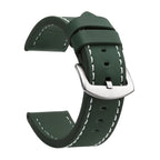 SAMCO Sport Vintage Leder-Uhrenarmband mit Edelstahlschließe - Correa de reloj clásica 18 / 20 / 22 / 24 mm para brazaletes