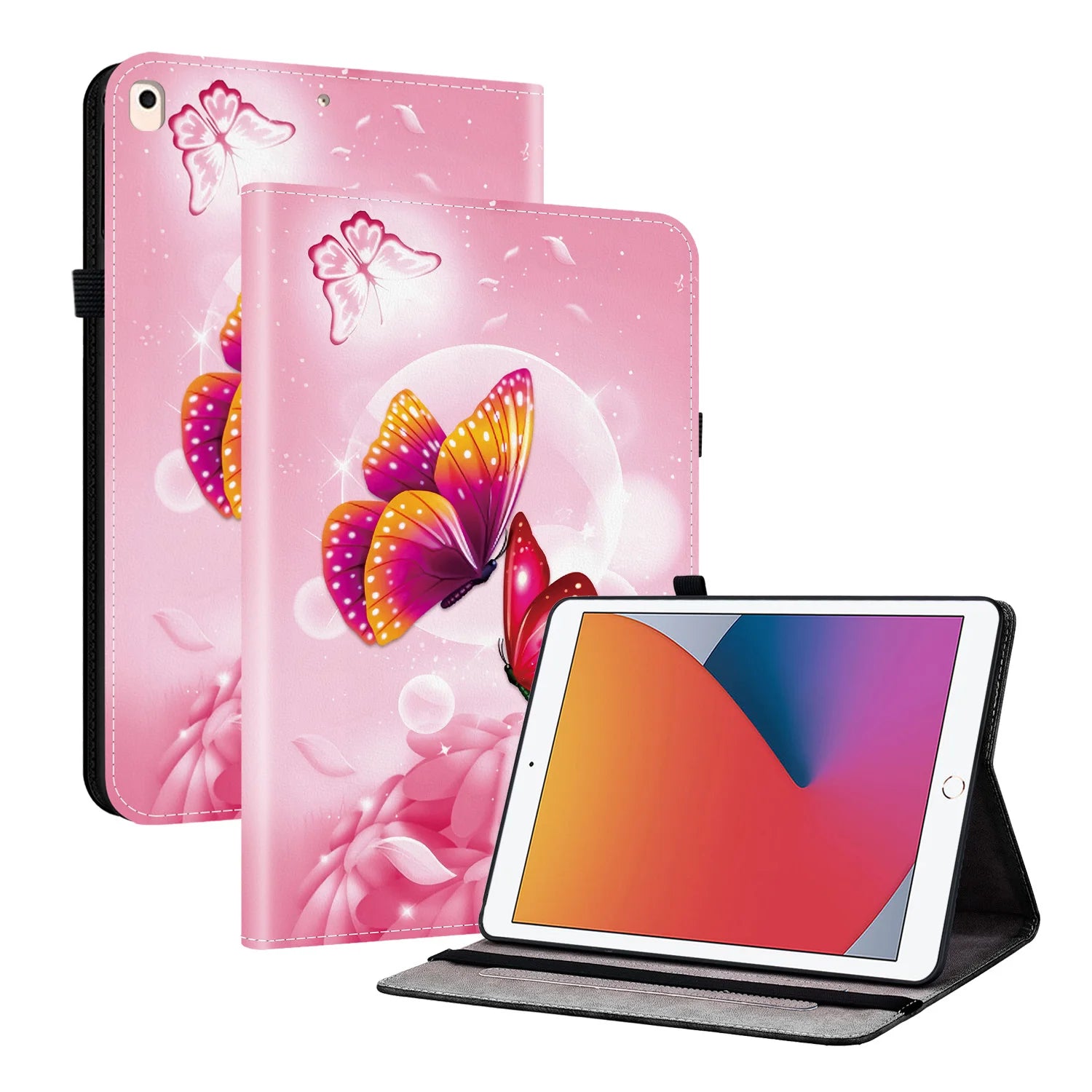 Premium Lederhülle für iPad Air 11 & 13 (2025), iPad Pro 11 & 13 (2024/2025), iPad 10.9 (2022), iPad 5.–8. Generation & iPad mini – Stoßfeste Schutzhülle aus PU-Leder