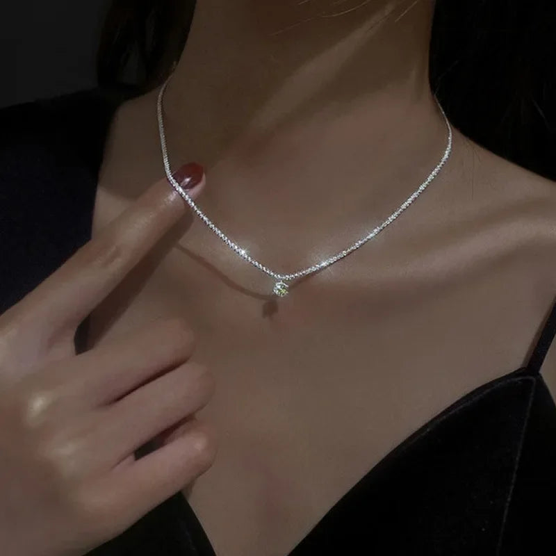 Vintage schwarze Lederkette mit geflochtenem Band & geometrischem Anhänger – Schlichte Halskette für Damen & Girls