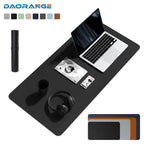 PU Leder Schreibtischunterlage in mehreren Größen – Wasserdichtes XXL Mouse Pad für Büro, Gaming & PC von DAORANGE