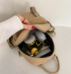 Mochila personalizada de piel sintética para mujer: la mejor mochila de moda con nombre, combinación y estilo para todo tipo de clima y actividades al aire libre