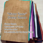 Feines Schafsleder Top-Grain 0,5–1,0 mm – Weiches Echtleder mit kleinen Naturmerkmalen für Futter & DIY-Handarbeit