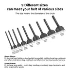 WUTA Basic Leder Eckenstanzer 1/4 Rund – Arc-förmiger Corner Cutter aus Carbonstahl für Gürtel, Riemen & Lederkanten