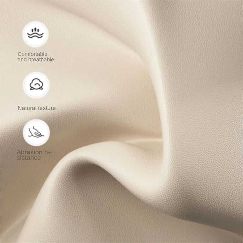 Exquisiter Sattelleder-Hocker mit Rückenlehne & Rollen – Drehbarer Schuhwechsel- & Wohnhocker aus Echtleder im modernen Design