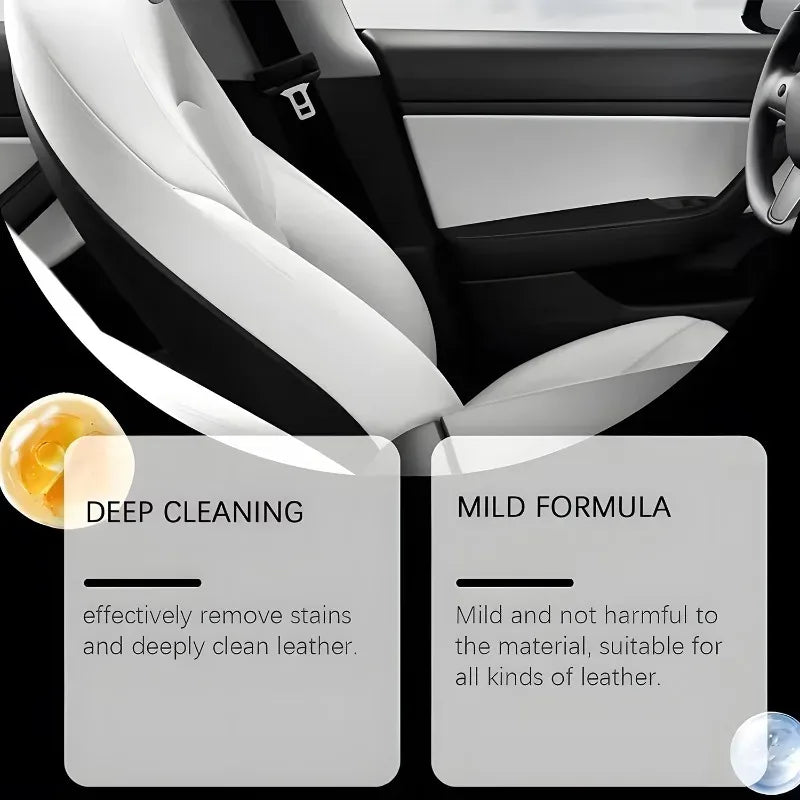 100g Lederpflege & Leder Reparatur Creme mit Minköl – Intensive Lederaufbereitung für Auto, Sofa & Möbel